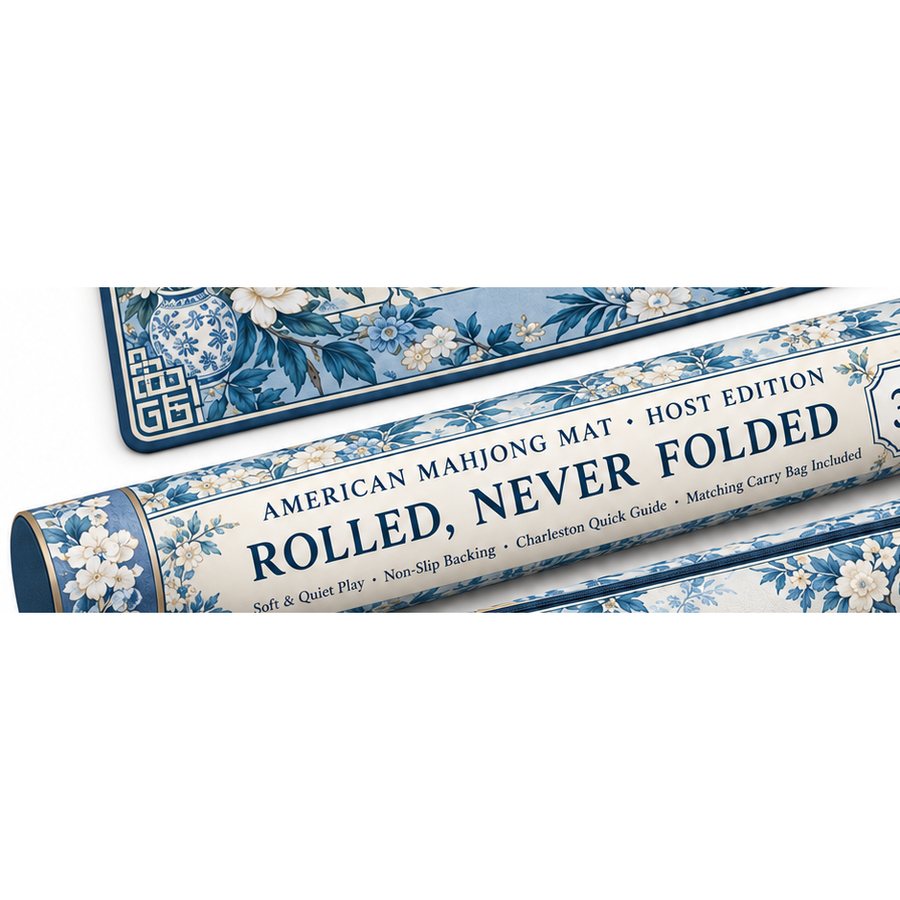 Thumbnail: Gift tube printed Rolled, Never Folded and 33 x 33 inches